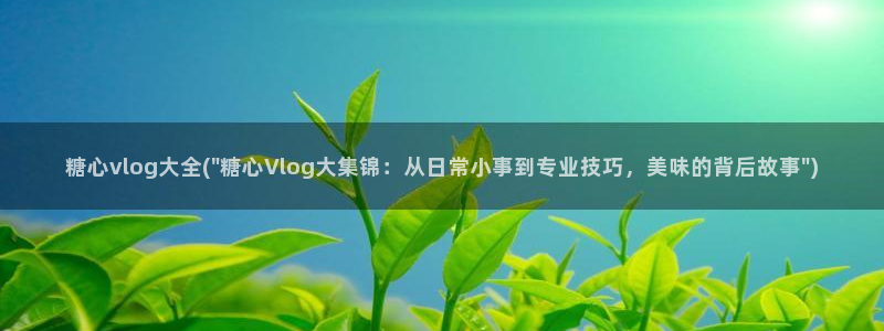 糖心vlog冉冉：糖心vlog大全(\