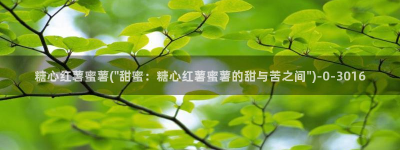 网站糖心vlog：糖心红薯蜜薯(\